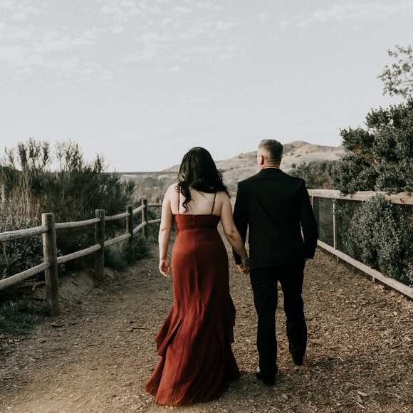 Lulu's Ruffled High Slit Dress - Picture 7 of 8